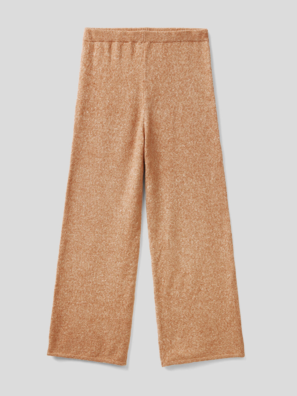 Knit palazzo trousers image number 1