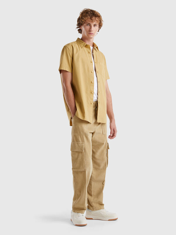 Corduroy cargo trousers Men