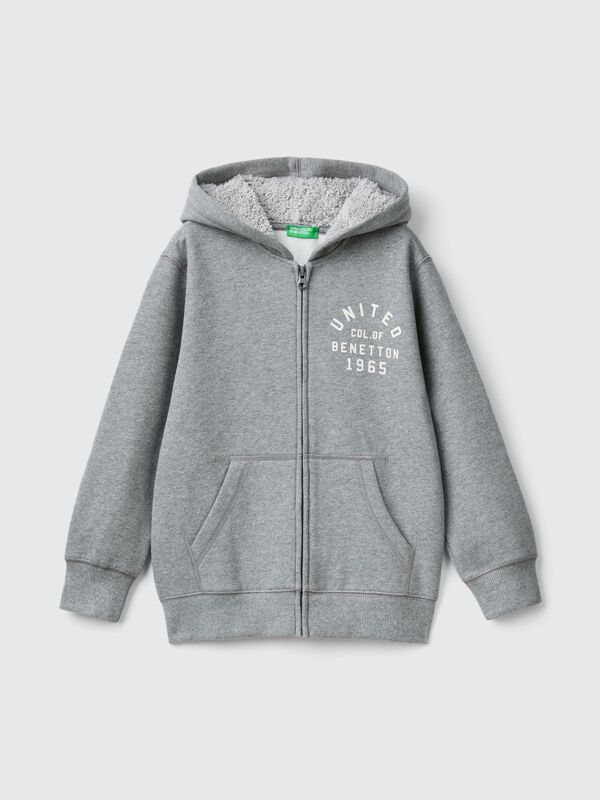 Sweatshirt with lined hood Junior Boy