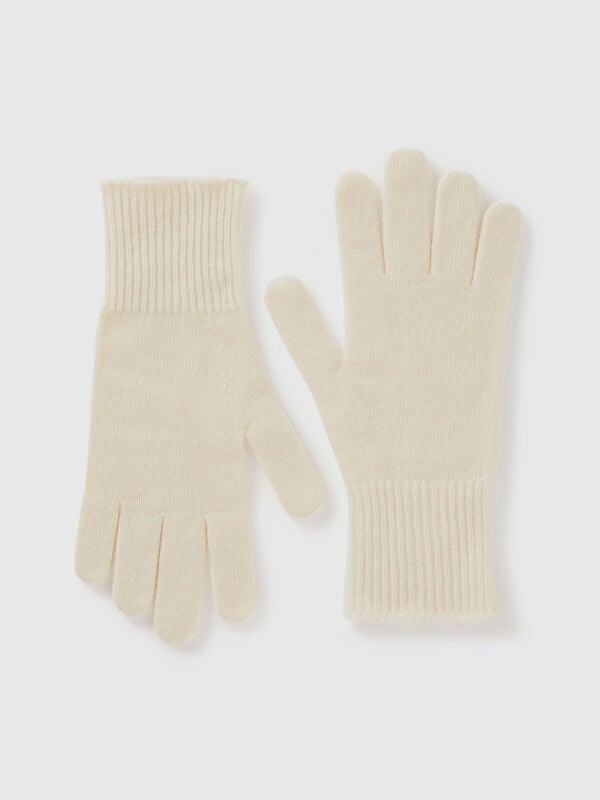 Gloves in pure Merino wool Women