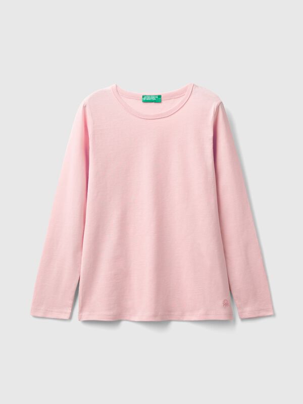 Long sleeve t-shirt in organic cotton Junior Girl