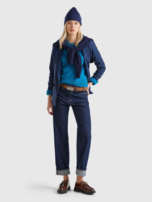 Straight jeans with cuffs Women