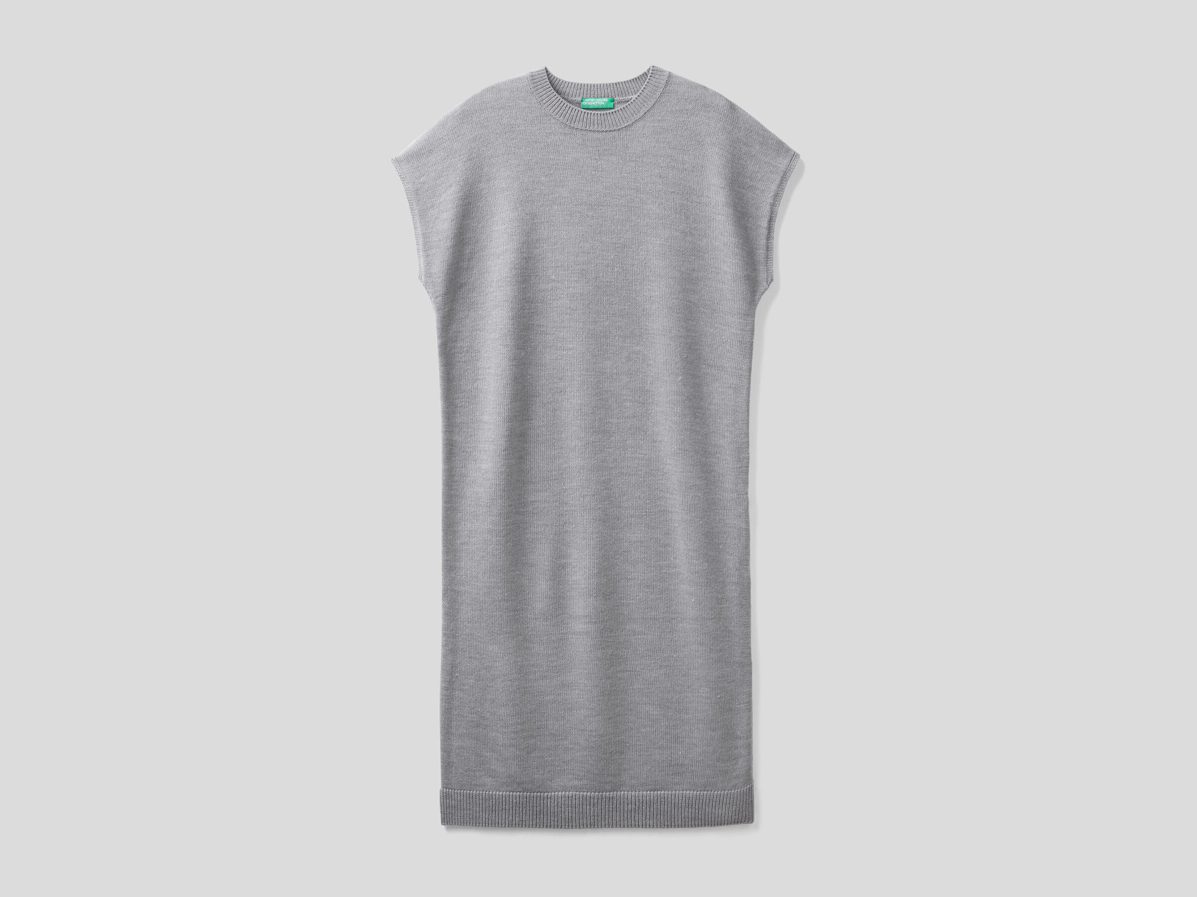 Midi dress in wool blend image number 4