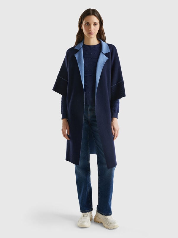 Reversible open coat Women