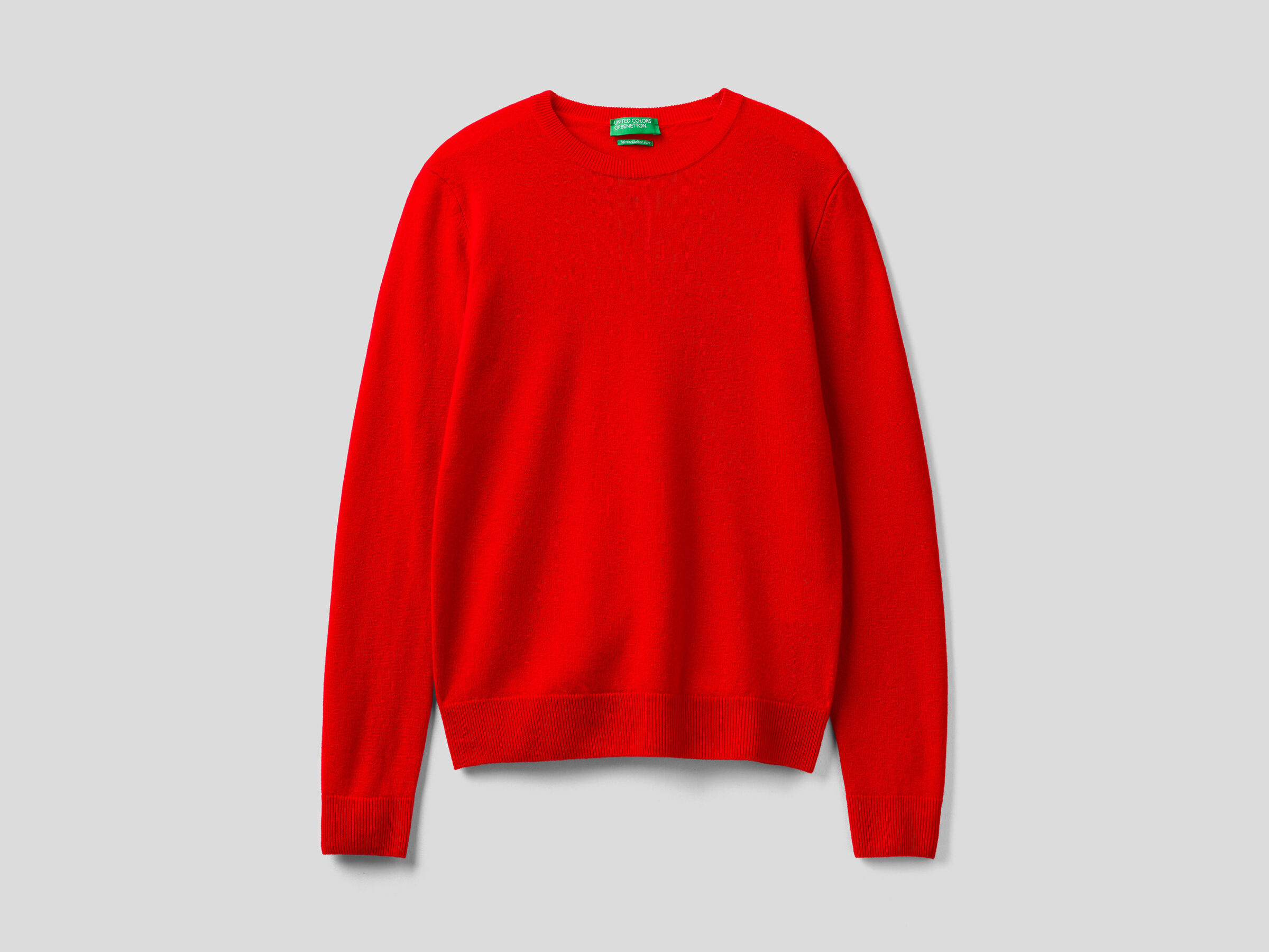 Crew neck sweater in pure virgin wool image number 5