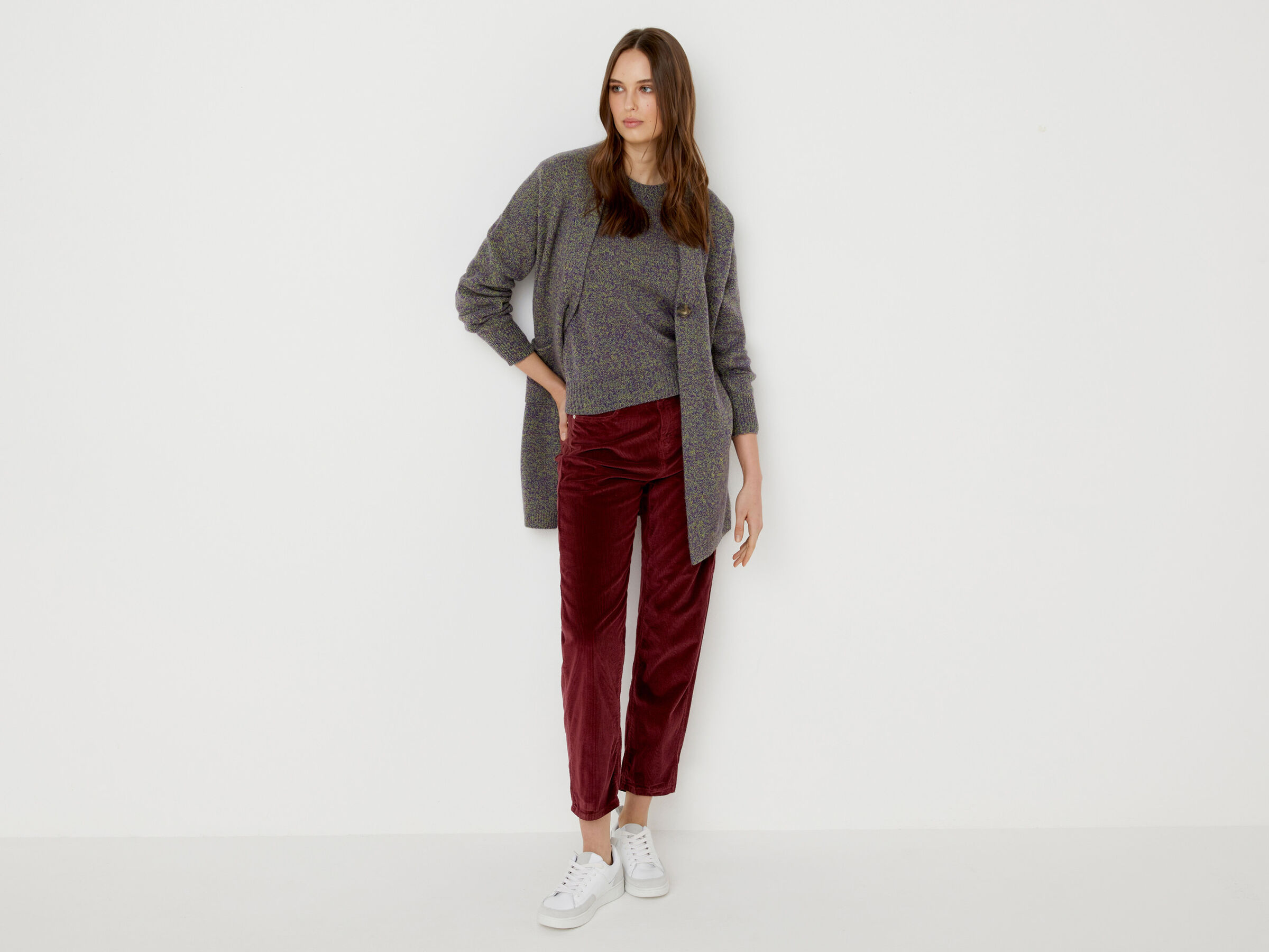 Coat in pure Shetland wool image number 3