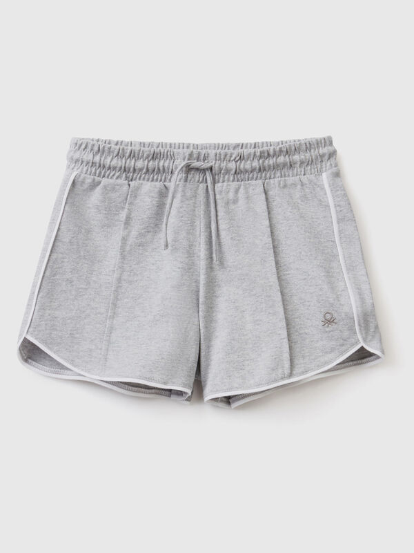 100% cotton shorts with drawstring Junior Girl