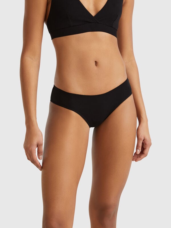 Basic underwear in stretch cotton Women