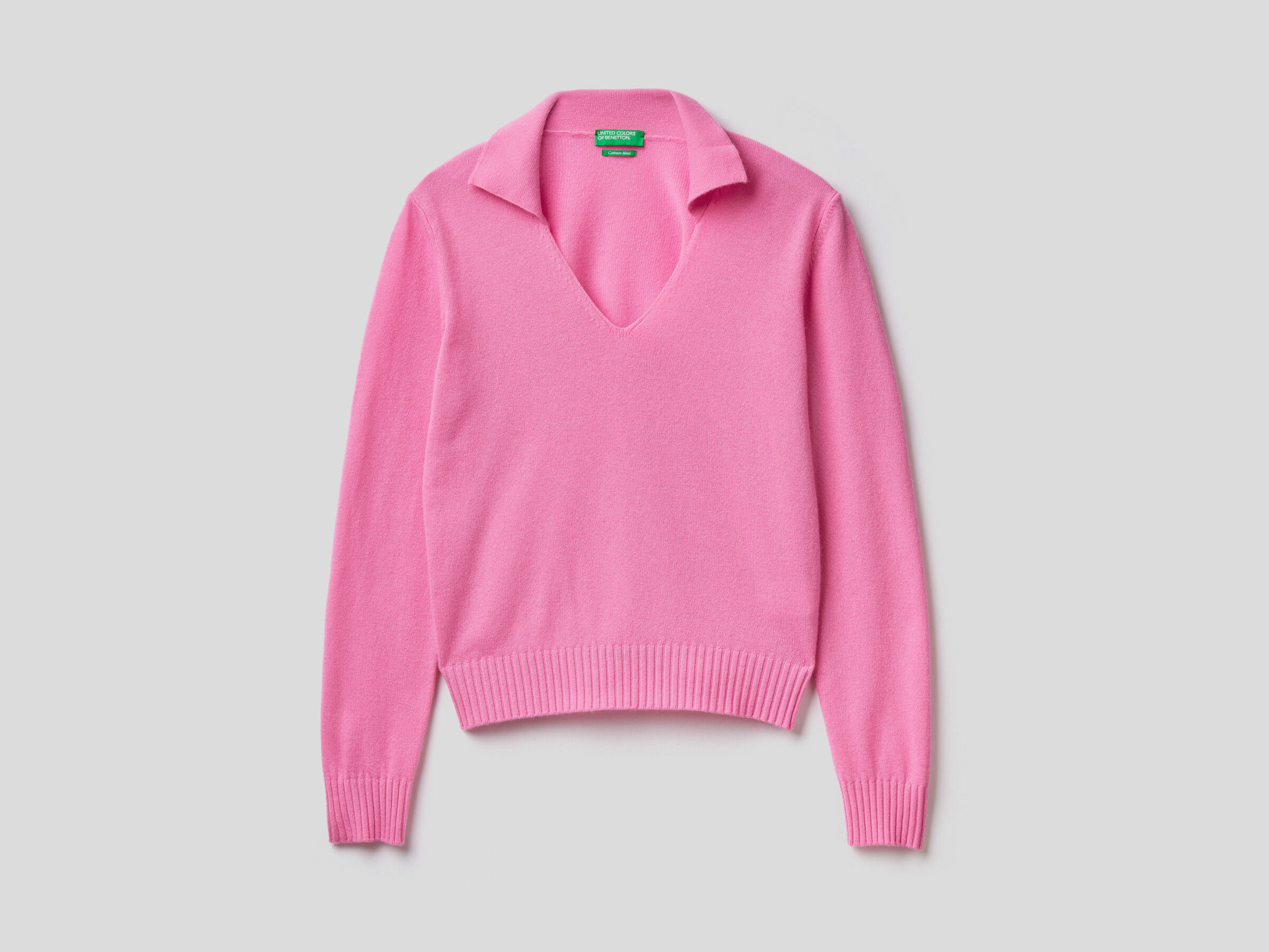 Polo in wool and cashmere image number 4