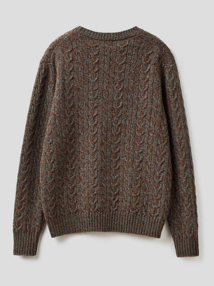 Sweater in pure Shetland wool image number 2