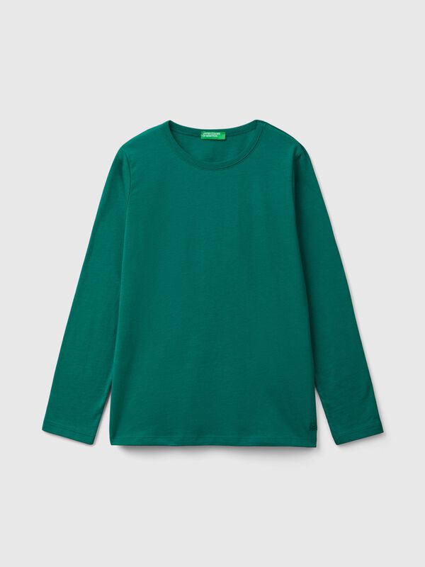 Long sleeve t-shirt in organic cotton Junior Girl