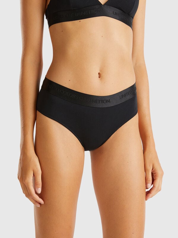 High-rise underwear in stretch cotton Women
