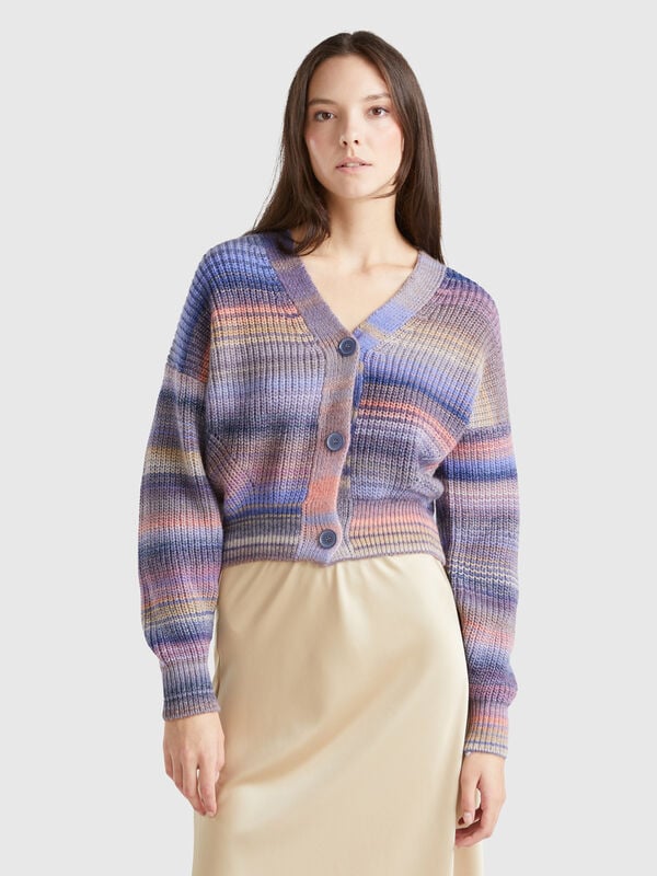 Multicolor striped cardigan Women