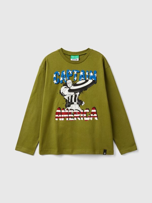 Green ©Marvel Captain America t-shirt Junior Boy