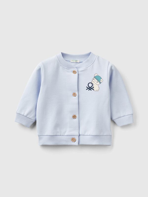 Warm sweatshirt with animal print New Born (0-18 months)