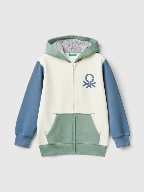 Sweatshirt with lined hood Junior Boy