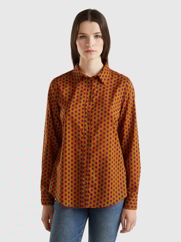 100% cotton patterned shirt Women