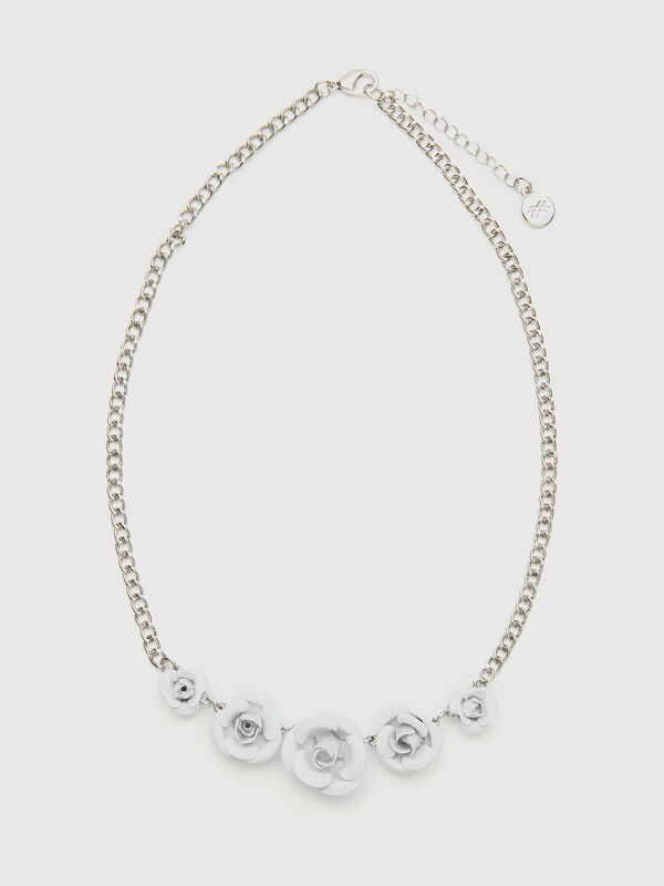 Necklace with roses Women