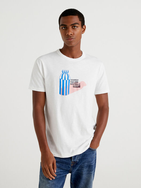 T-shirt with abstract print Men
