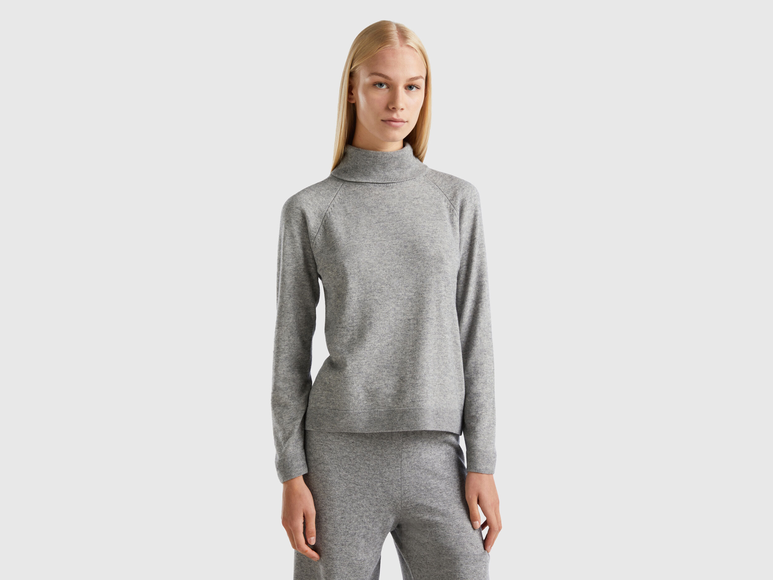 Gray clearance turtleneck sweater