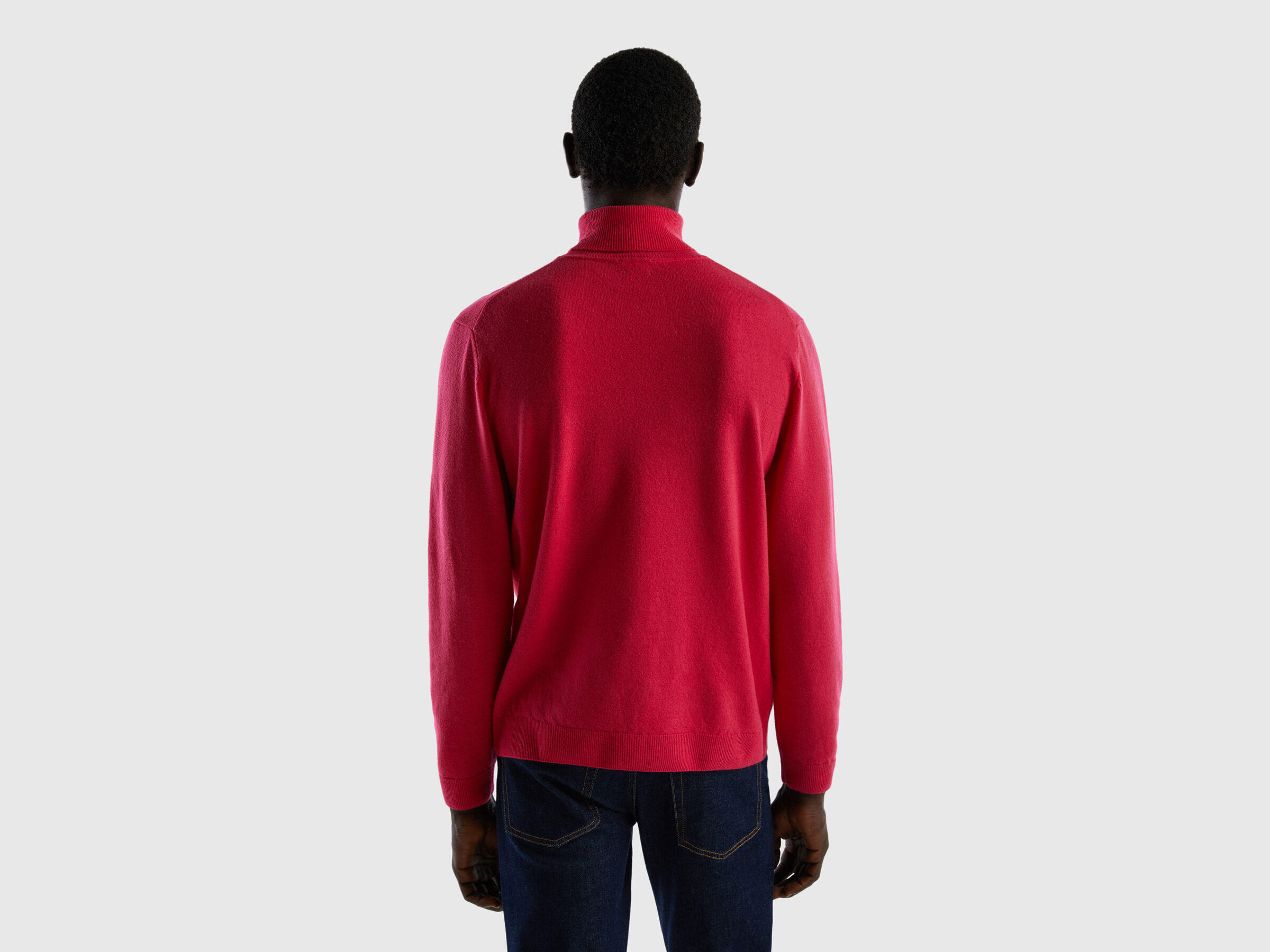Turtleneck in pure virgin wool image number 2