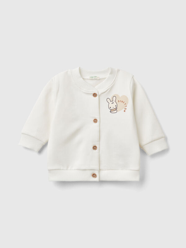 Warm sweatshirt with animal print New Born (0-18 months)