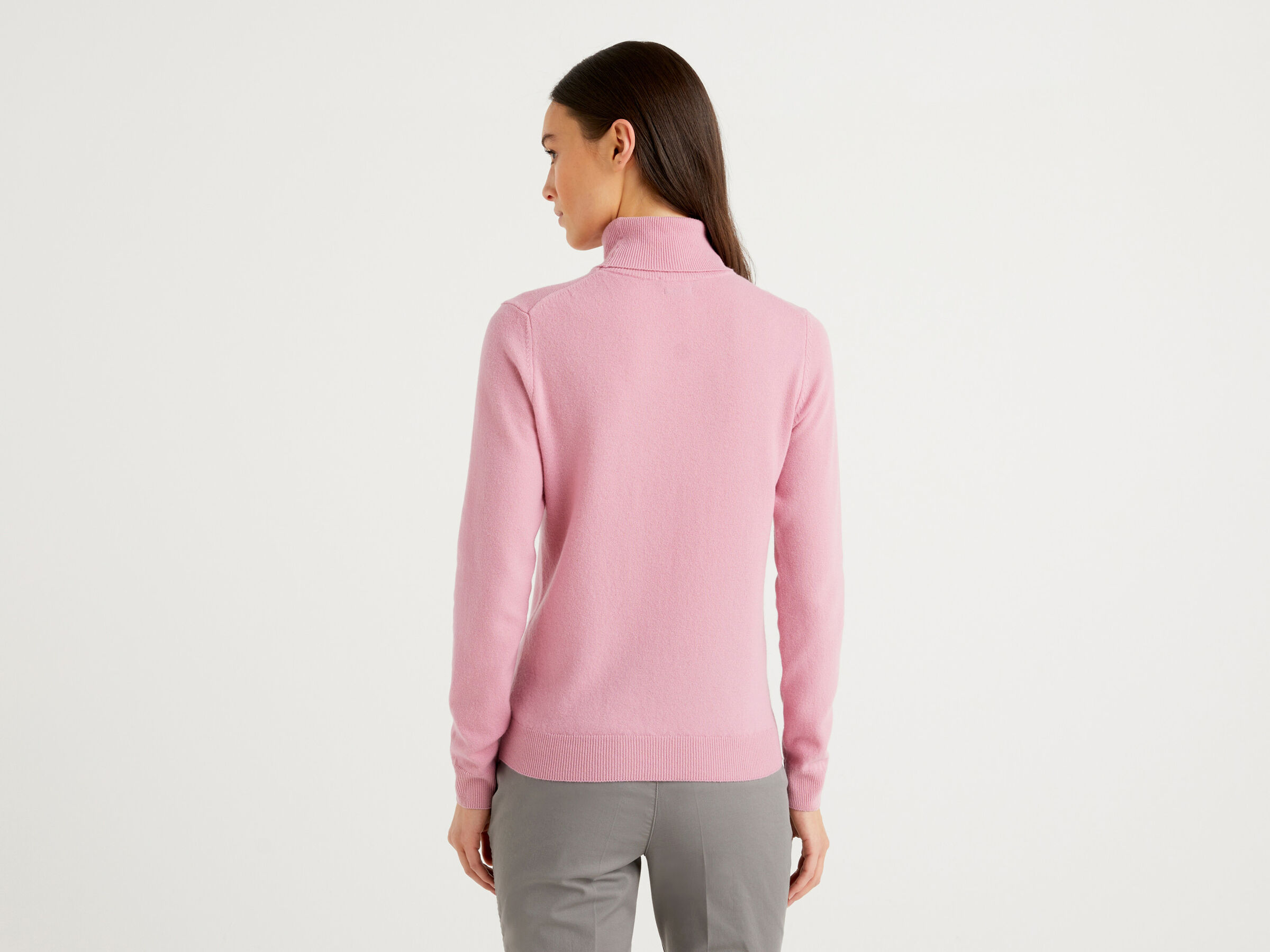 Turtleneck sweater in pure virgin wool image number 2
