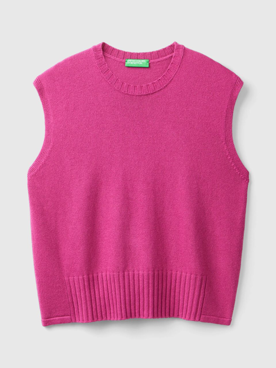 SLEEVELESS SWEATER Women image number 1