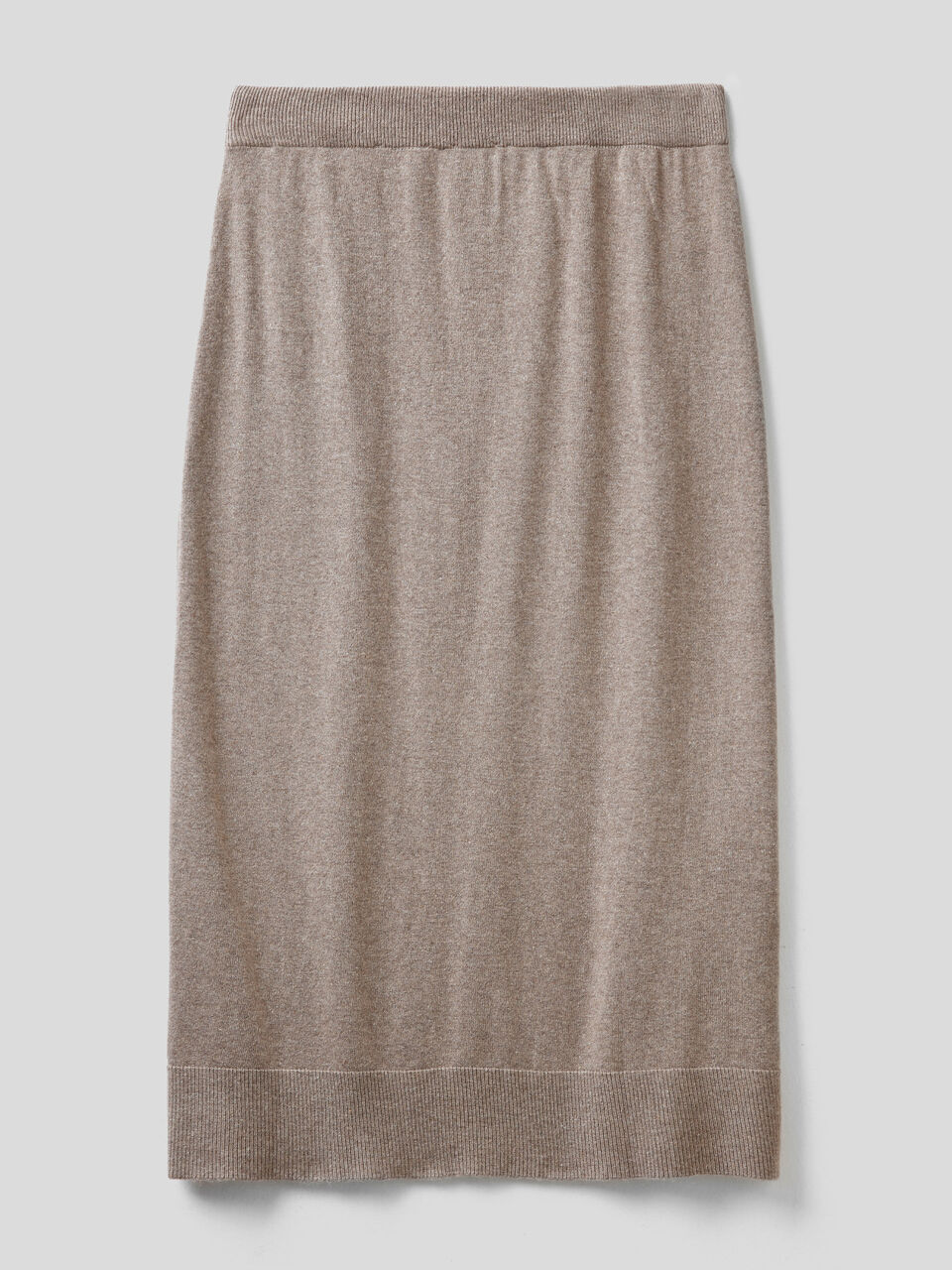 Skirt in silk and cashmere blend image number 2