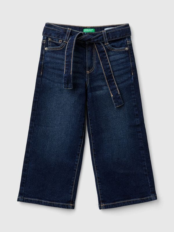 Wide fit jeans in denim Junior Girl