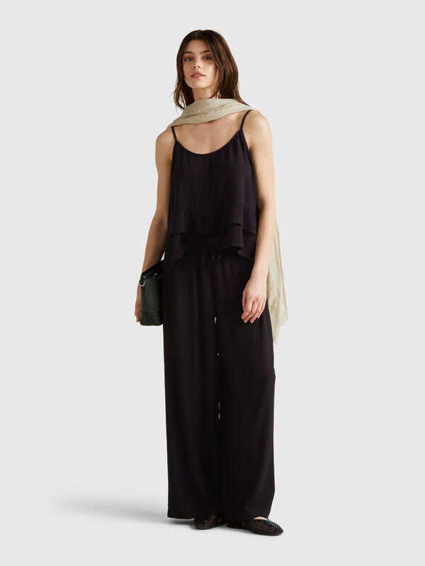 Wide flowy trousers Women