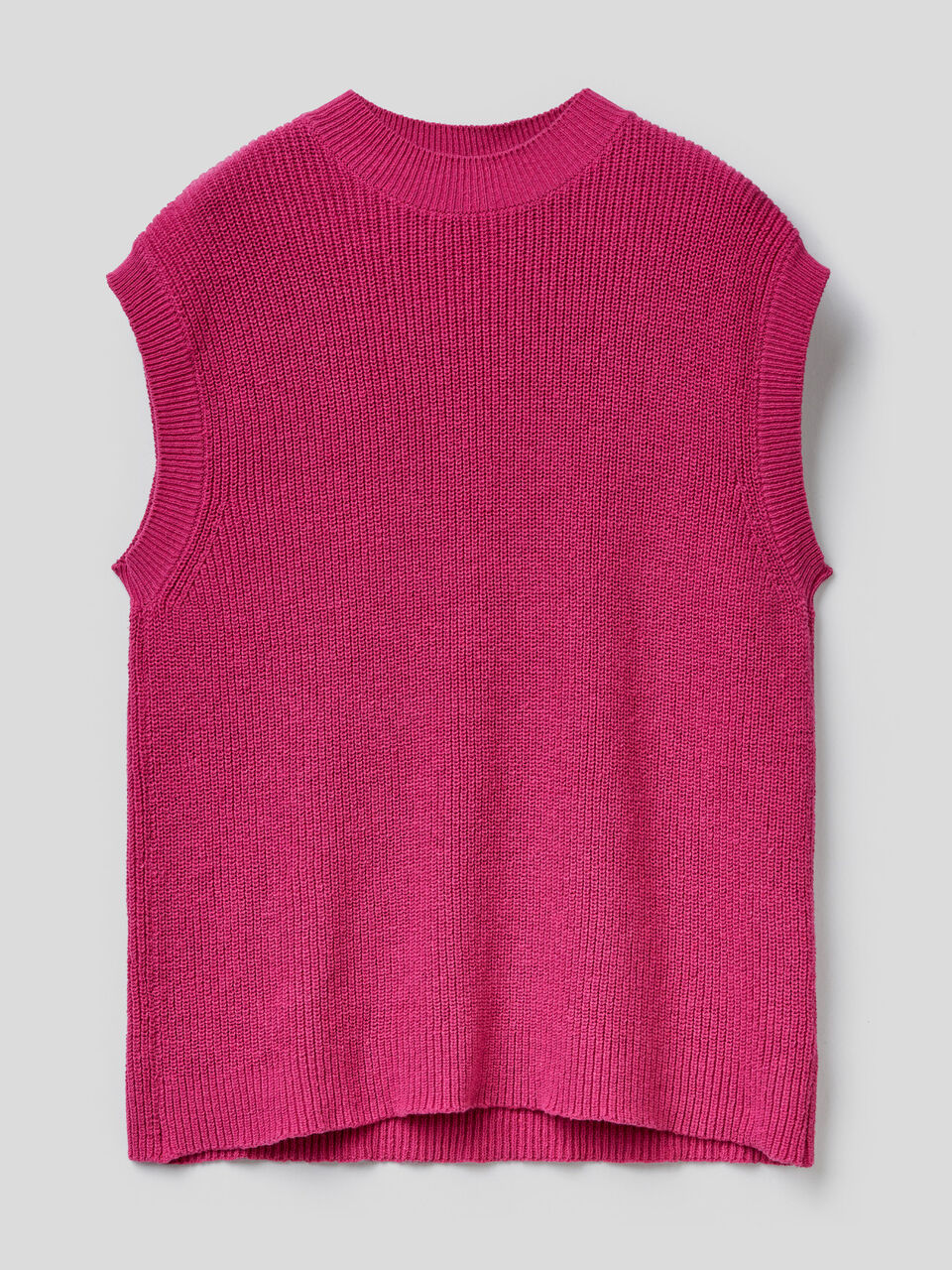 Vest in recycled cotton blend image number 1