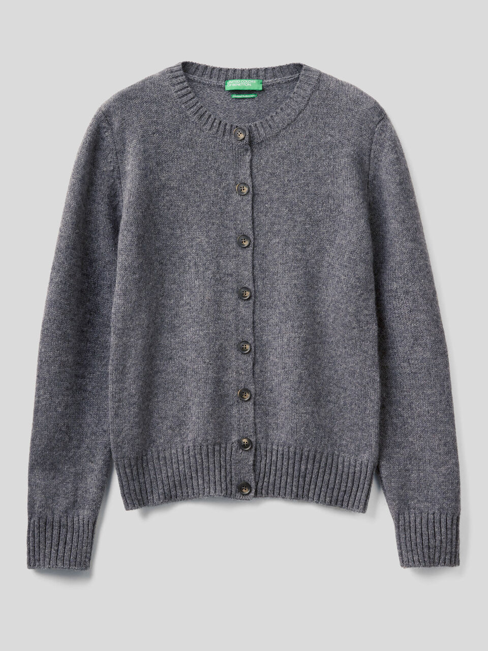 Cardigan in pure Shetland wool image number 1
