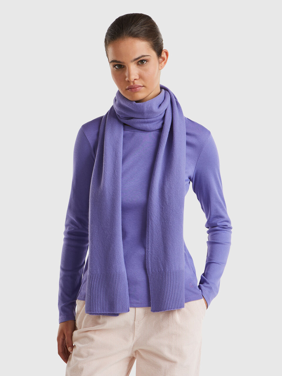 KNITTED SCARF Women image number null