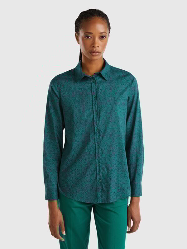 100% cotton patterned shirt Women