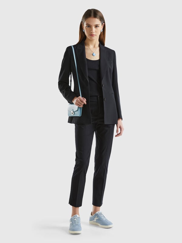 Stretch cotton chinos Women
