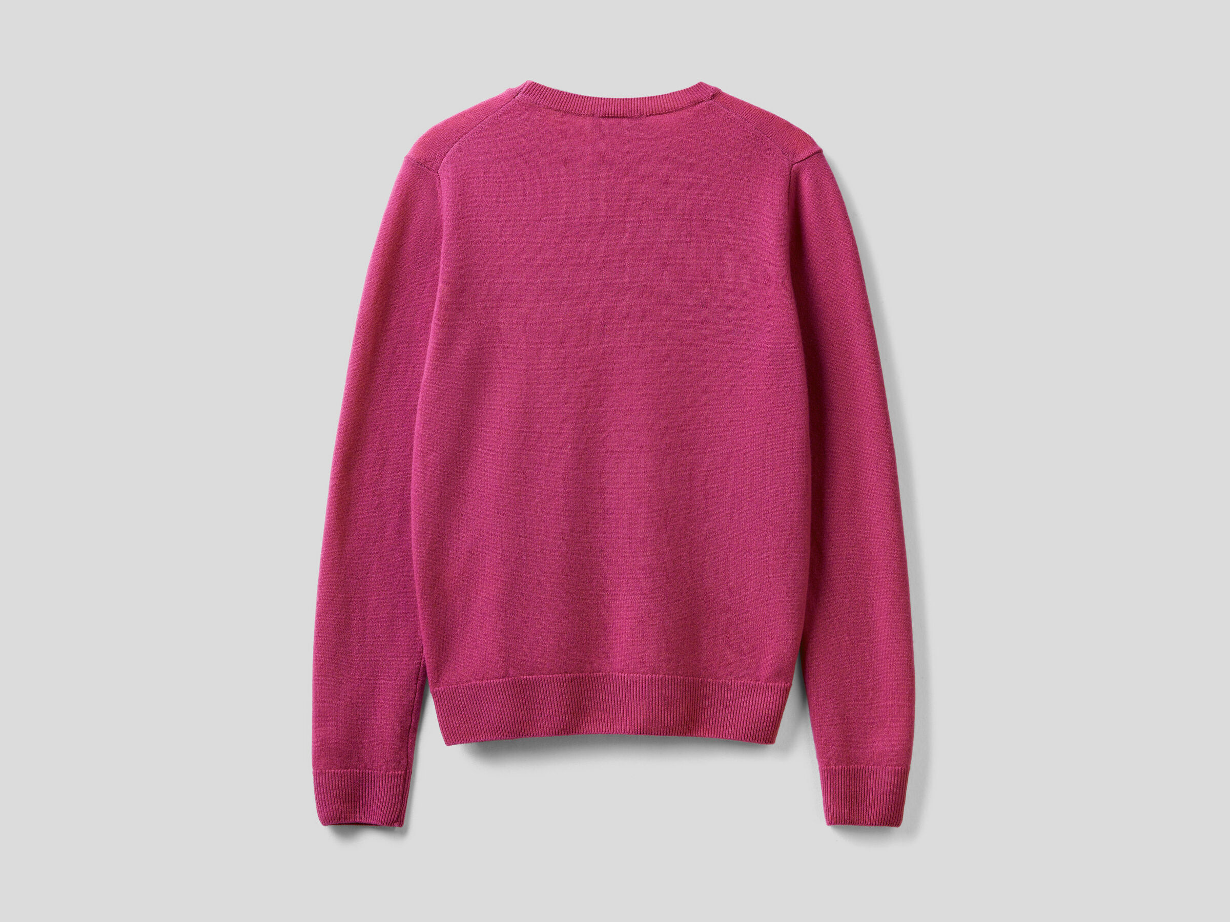 Crew neck sweater in pure virgin wool image number 6