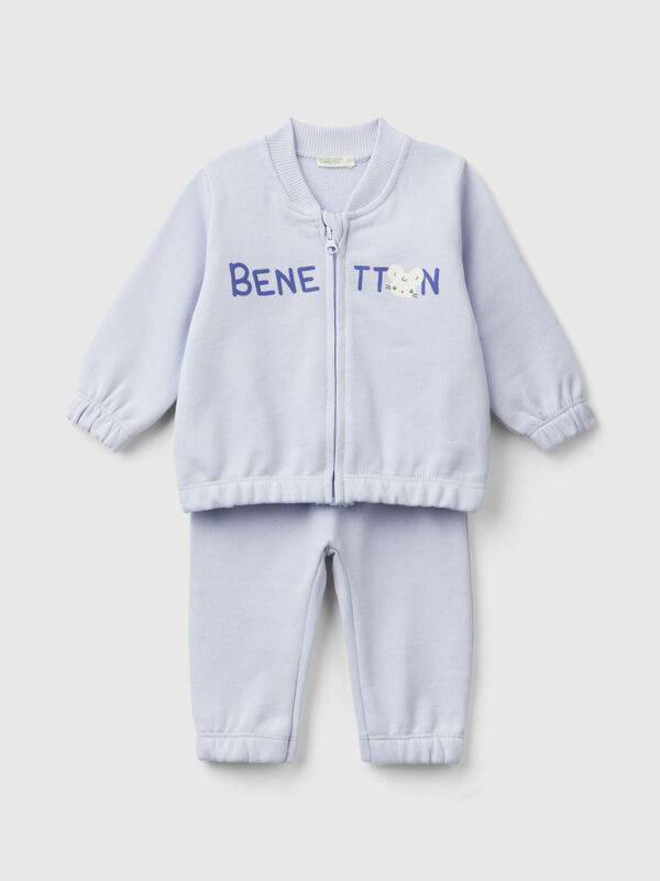 Sweatsuit in organic cotton New Born (0-18 months)