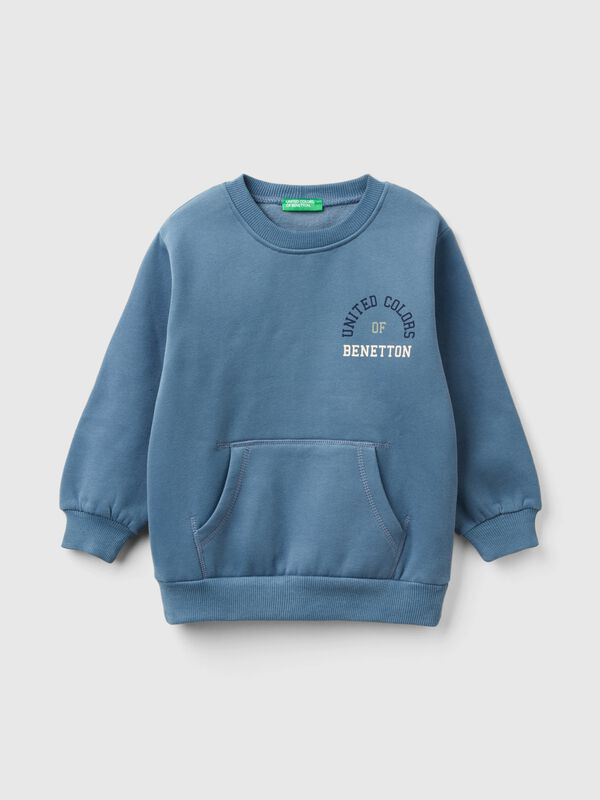 Warm hoodie with kangaroo pocket Junior Boy