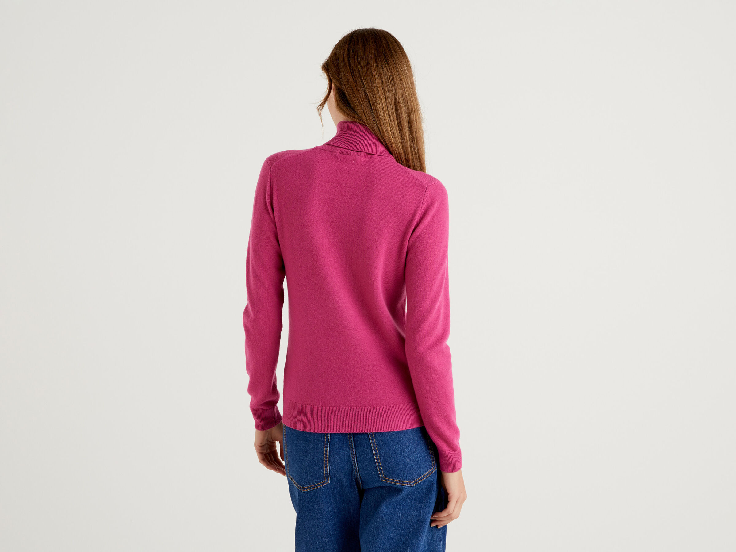 Turtleneck sweater in pure virgin wool image number 2