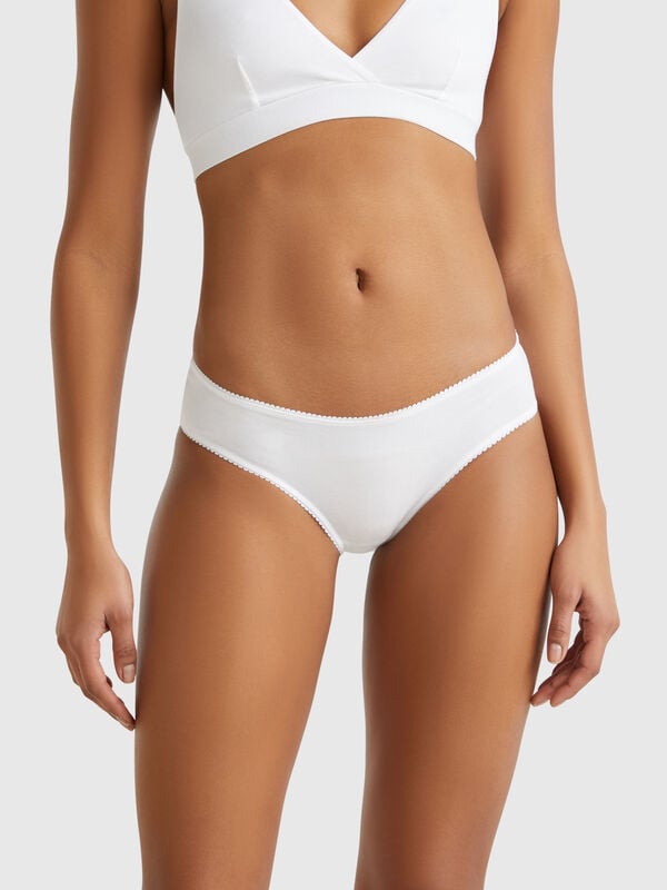 Basic underwear in stretch cotton Women
