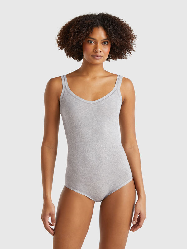 Super stretch cotton bodysuit Women