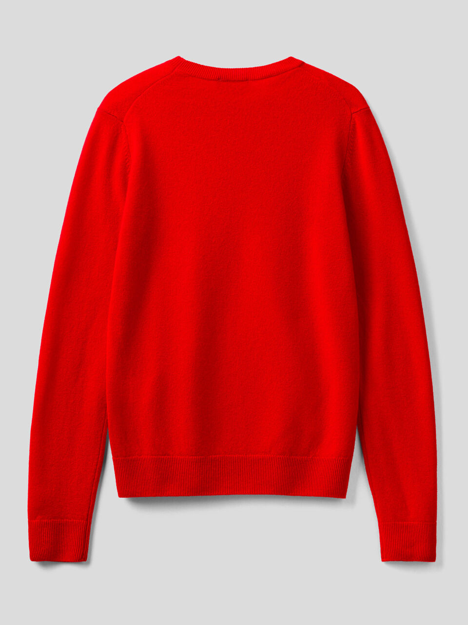 Crew neck sweater in pure virgin wool image number 2