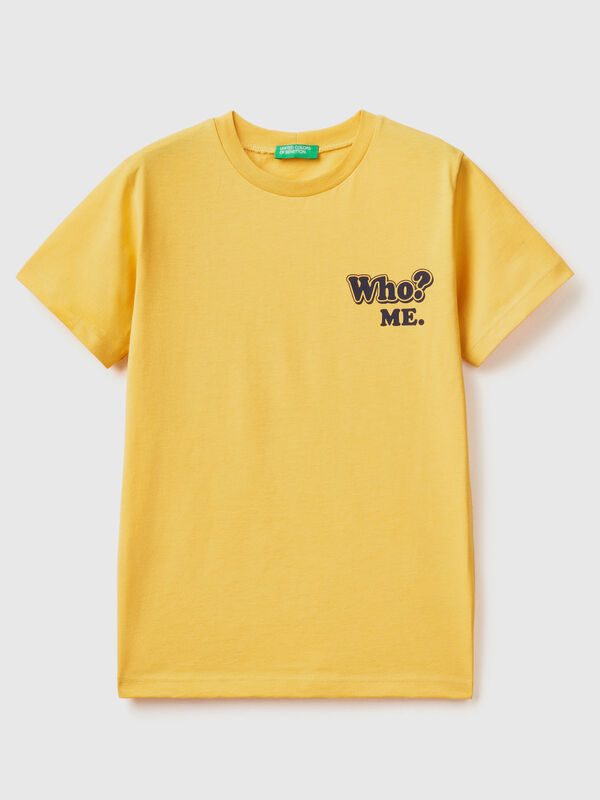 T-shirt in pure cotton with print Junior Boy