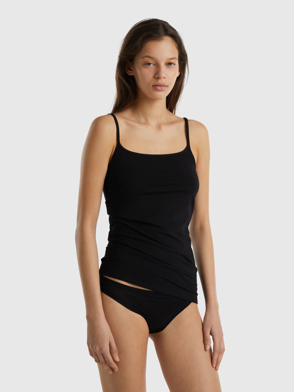 100 cotton spaghetti store strap tank top