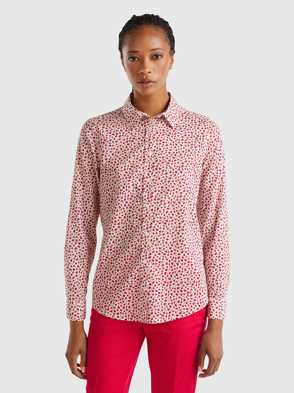 100% cotton patterned shirt Women