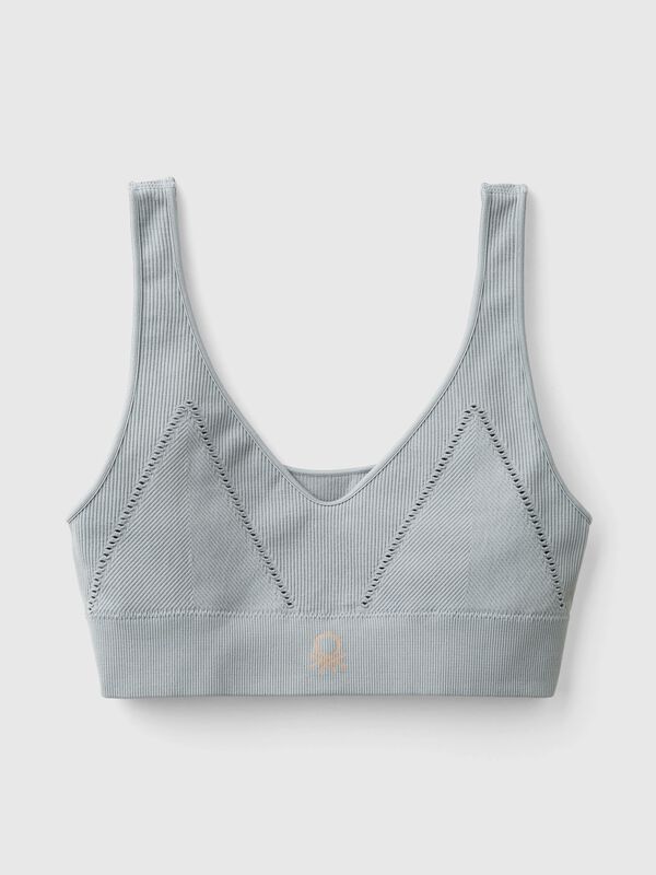 Triangle bra in recycled nylon blend Women