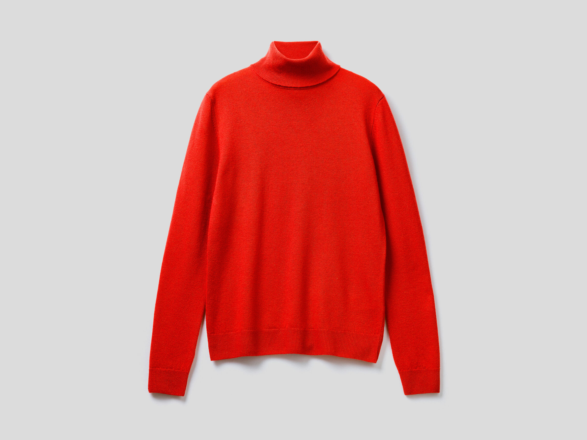Turtleneck sweater in pure virgin wool image number 5