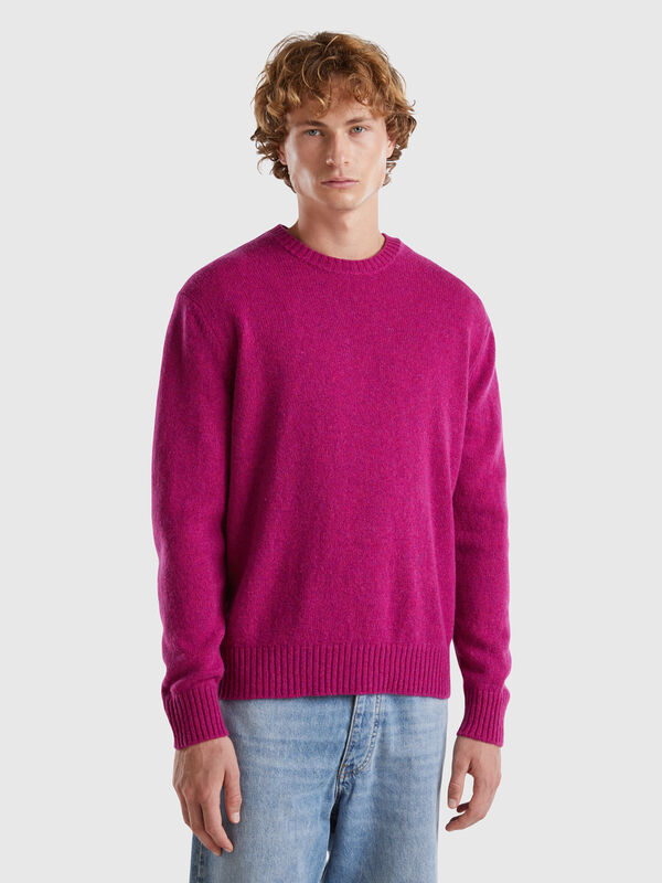 Sweater in Shetland wool Men