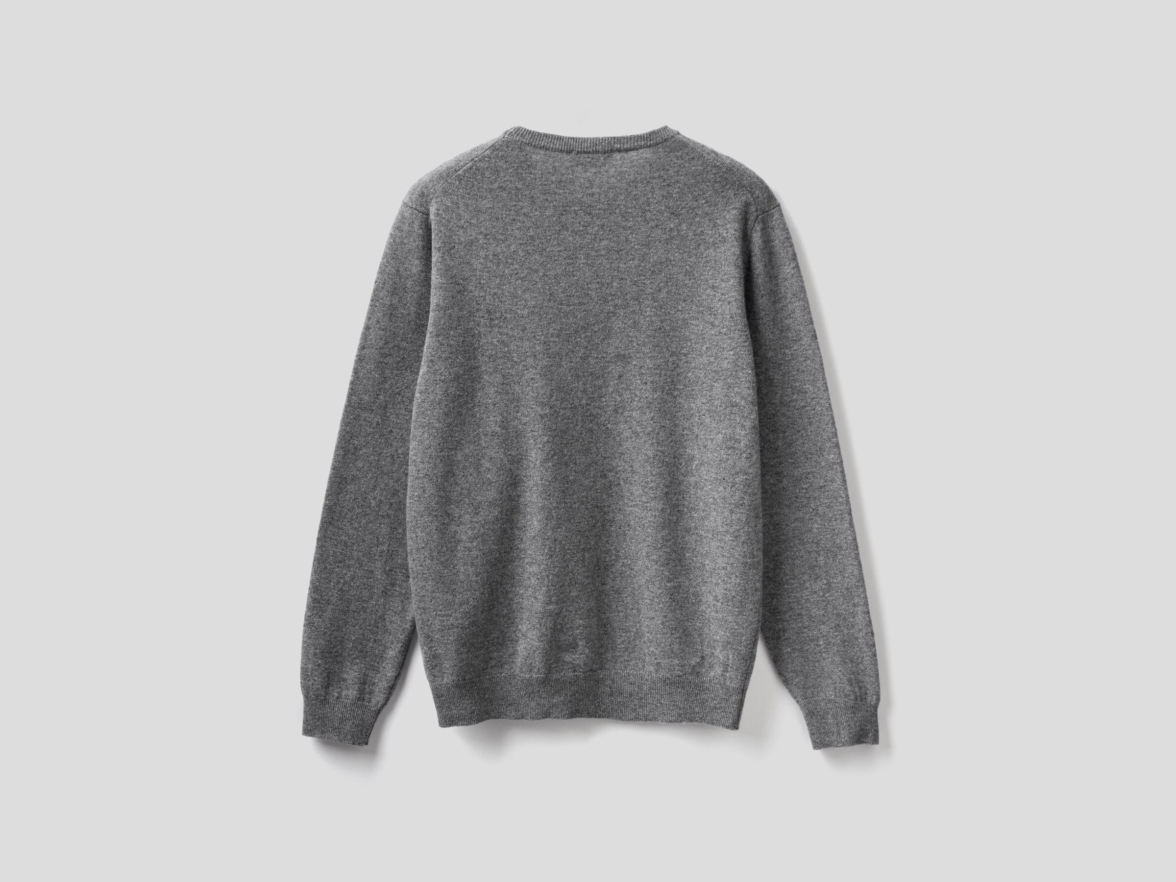Crew neck sweater in pure virgin wool image number 5